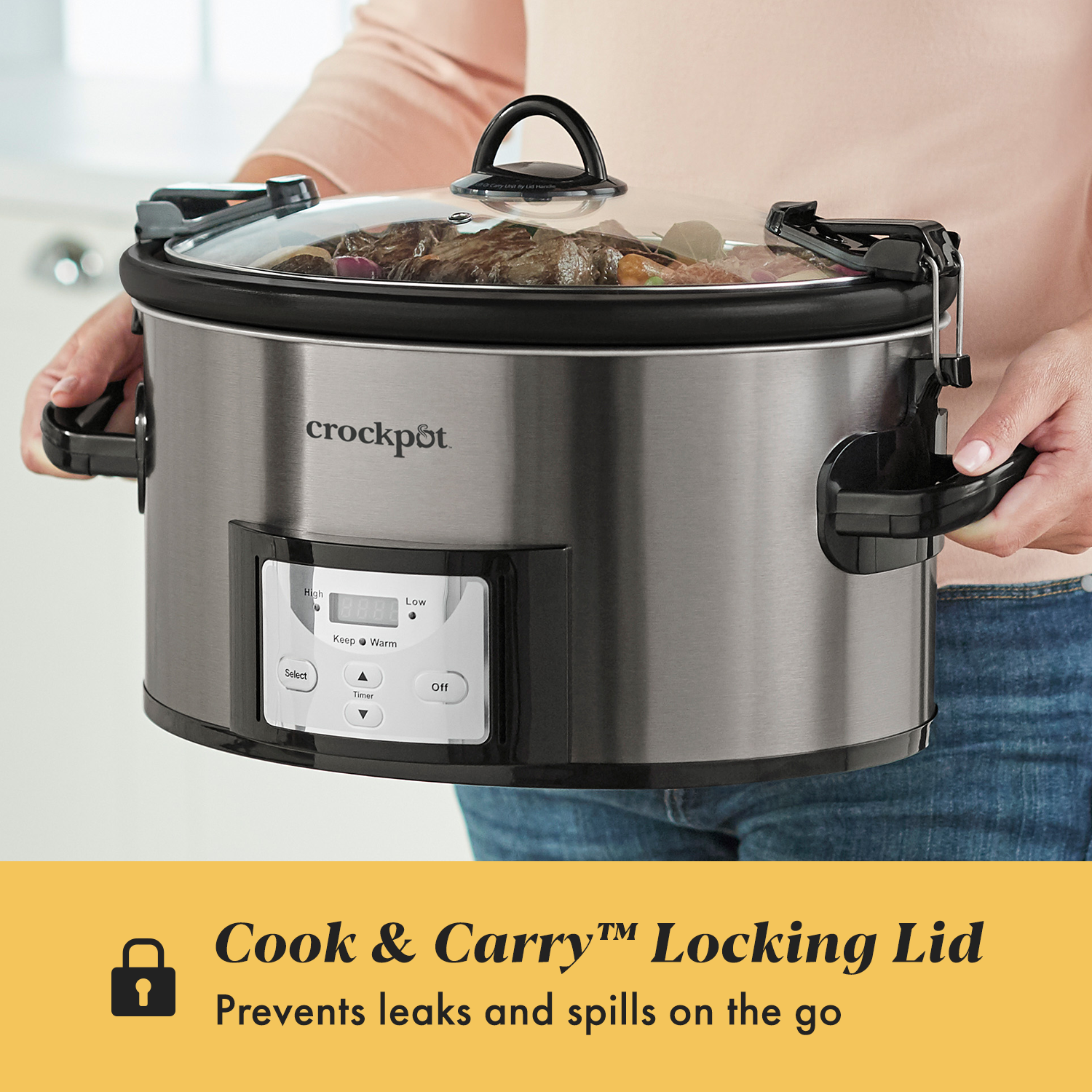 New discount Crockpot™ Design Series Cook& Carry 7 qt. Slow Cooker