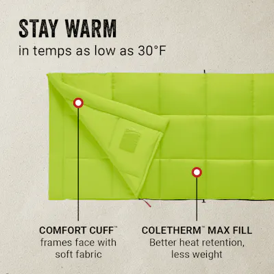 Kompact&trade; 30&deg;F Rectangle Sleeping Bag