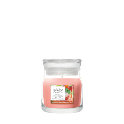 White Strawberry Bellini Kerze