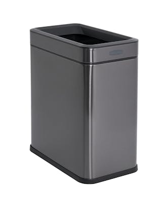 Stainless Steel Open Top Trash Can | Rubbermaid