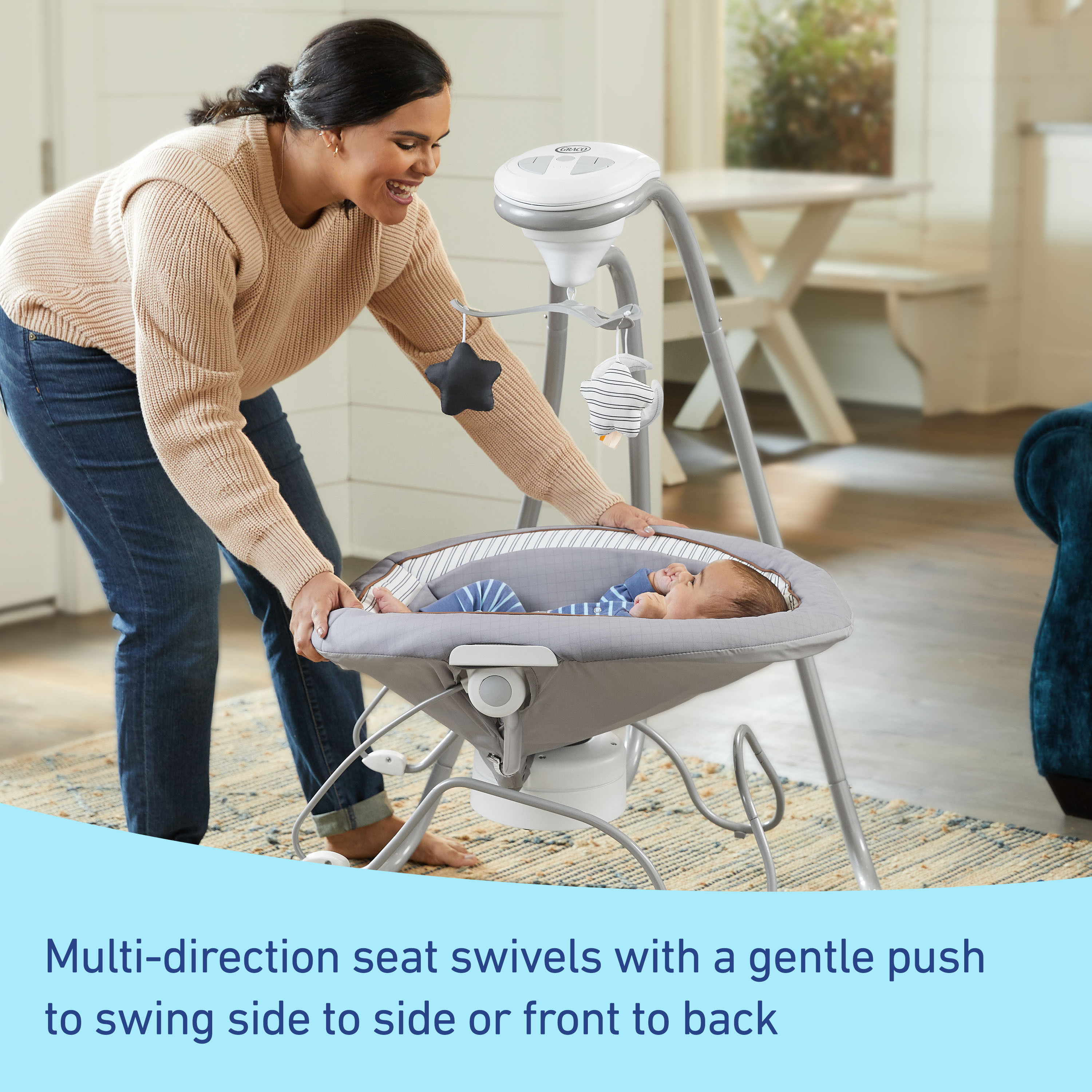 Graco® DuetConnect™ Deluxe Swing with Portable Bouncer | Graco Baby