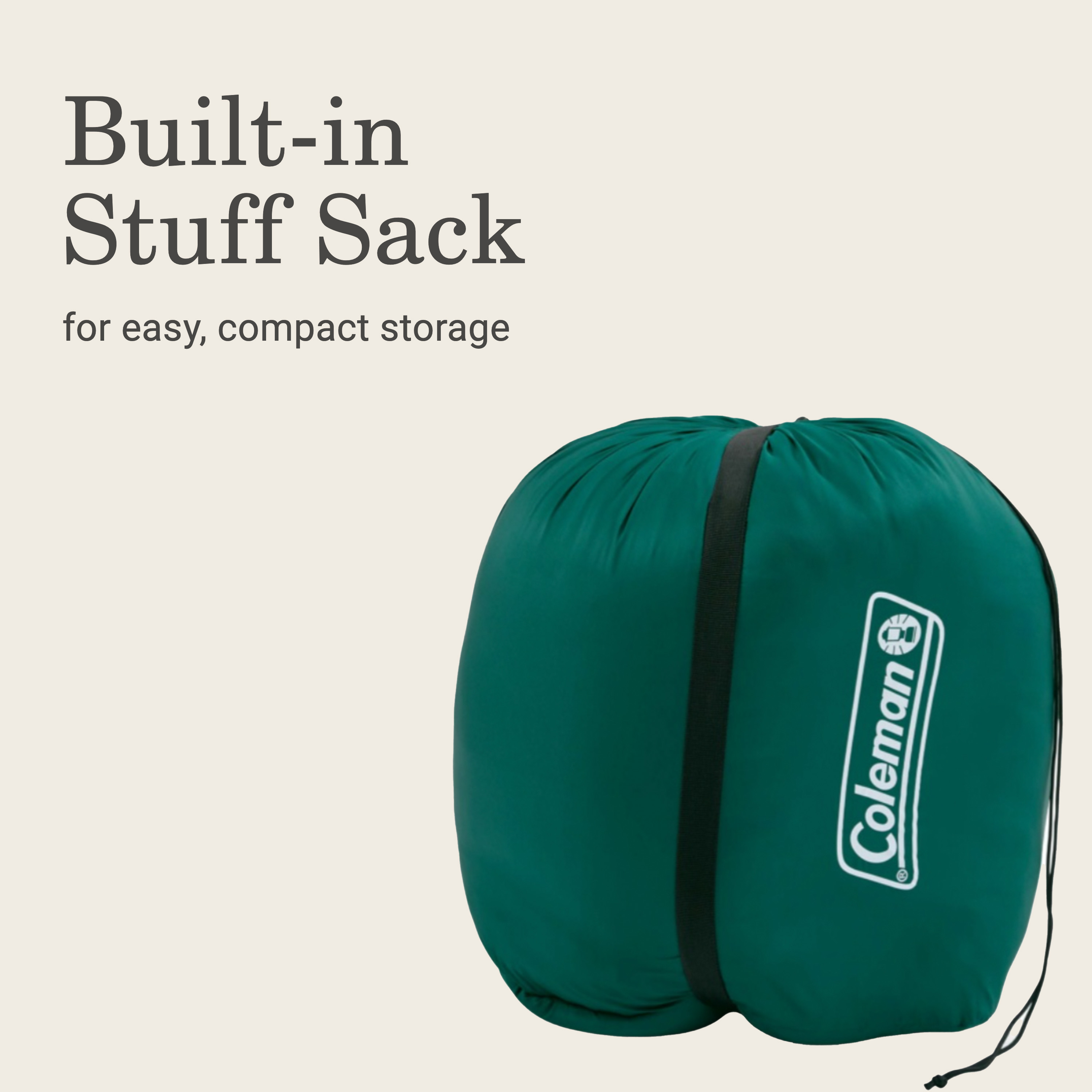 Cozy 30°F Sleeping Bag with Integrated Liner | Coleman