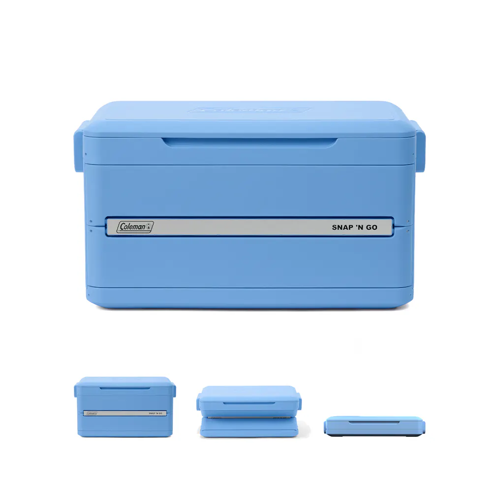 Snap 'N Go 55-Quart Collapsible Hard Cooler - grey