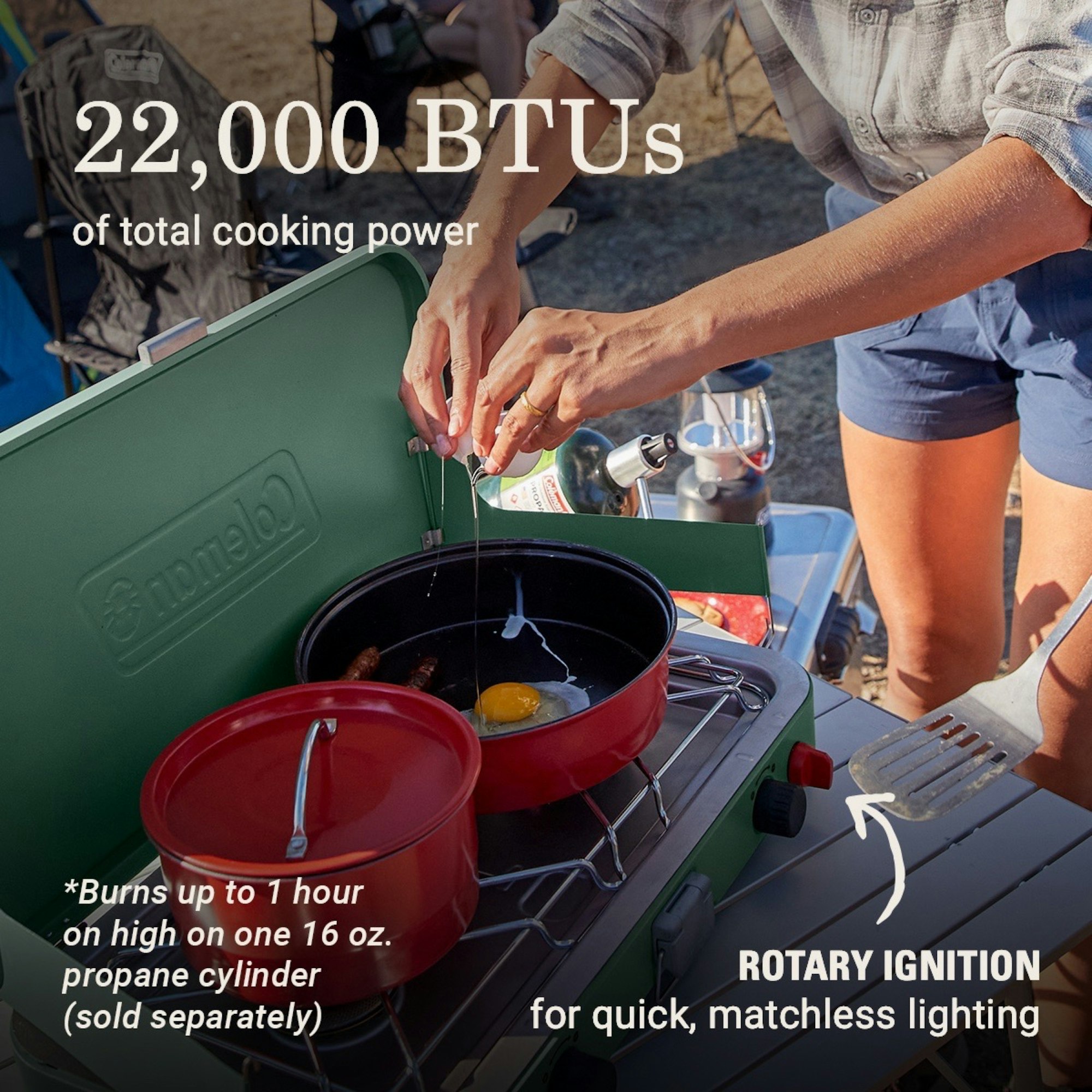 Cascade™ 222 2-Burner Camping Stove | Coleman