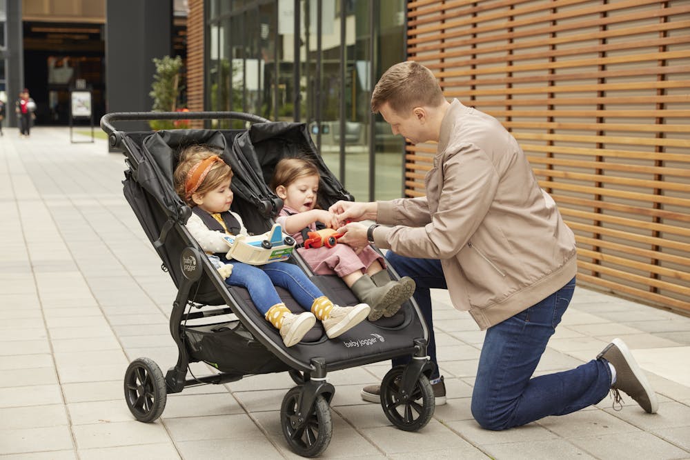 Baby Jogger City Mini GT2 All-Terrain Double Stroller, Jet Baby