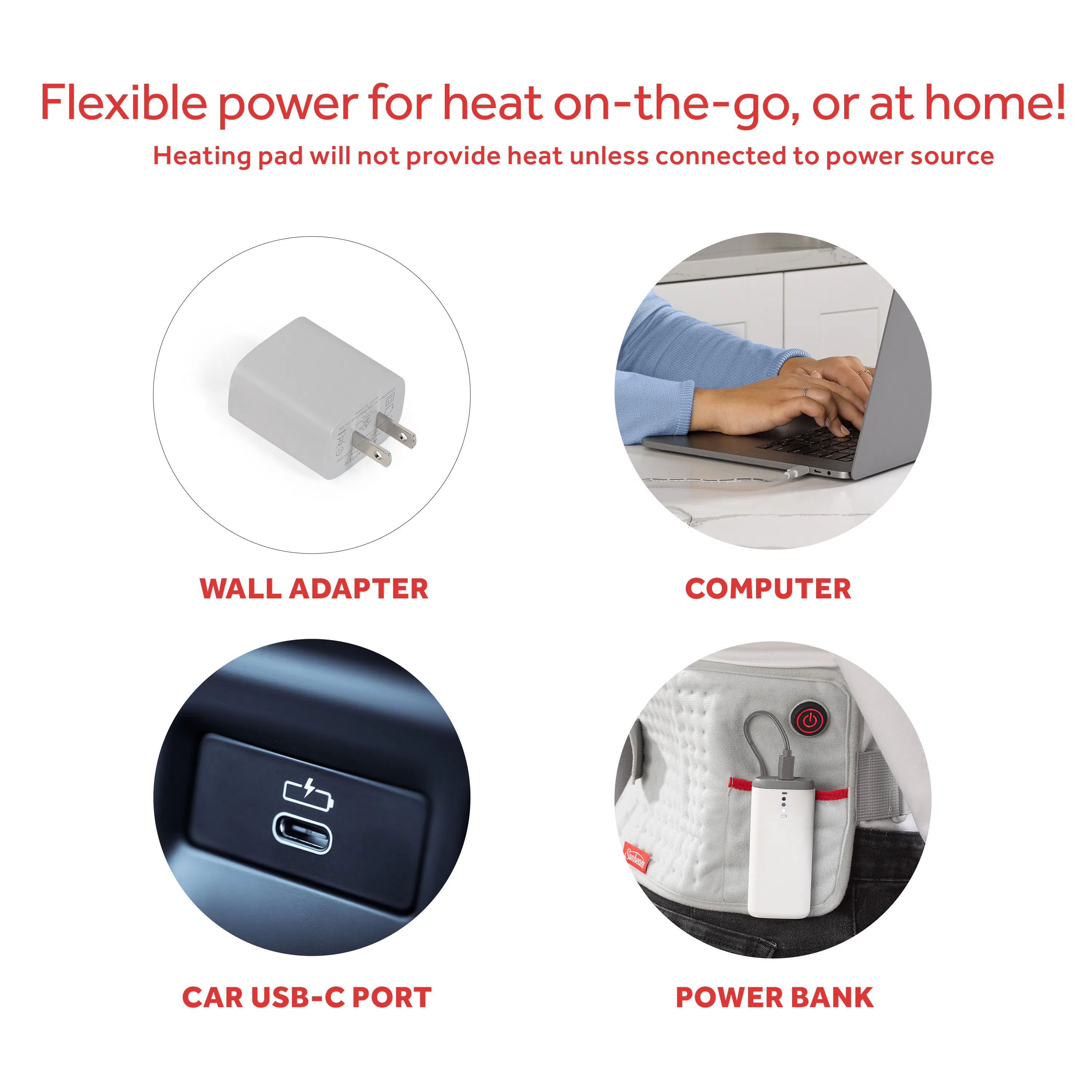 Sunbeam heating pad customer support phone call process replacement shipping