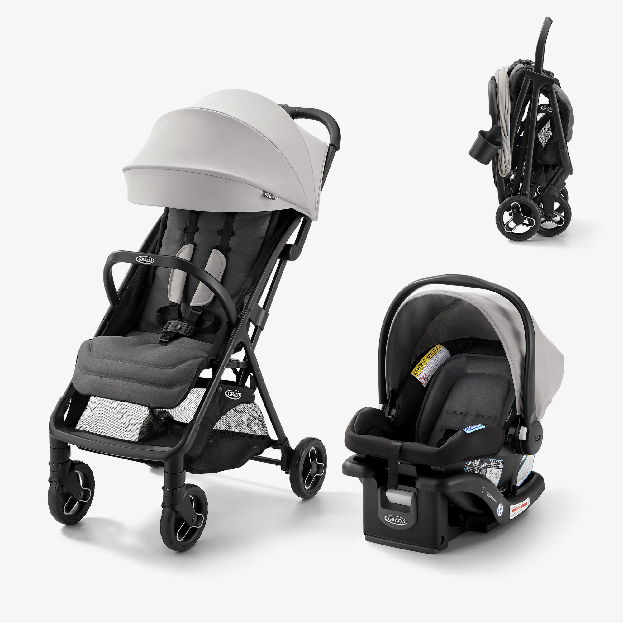 Graco Ready2Jet™ Travel System Stroller, Haines Grey