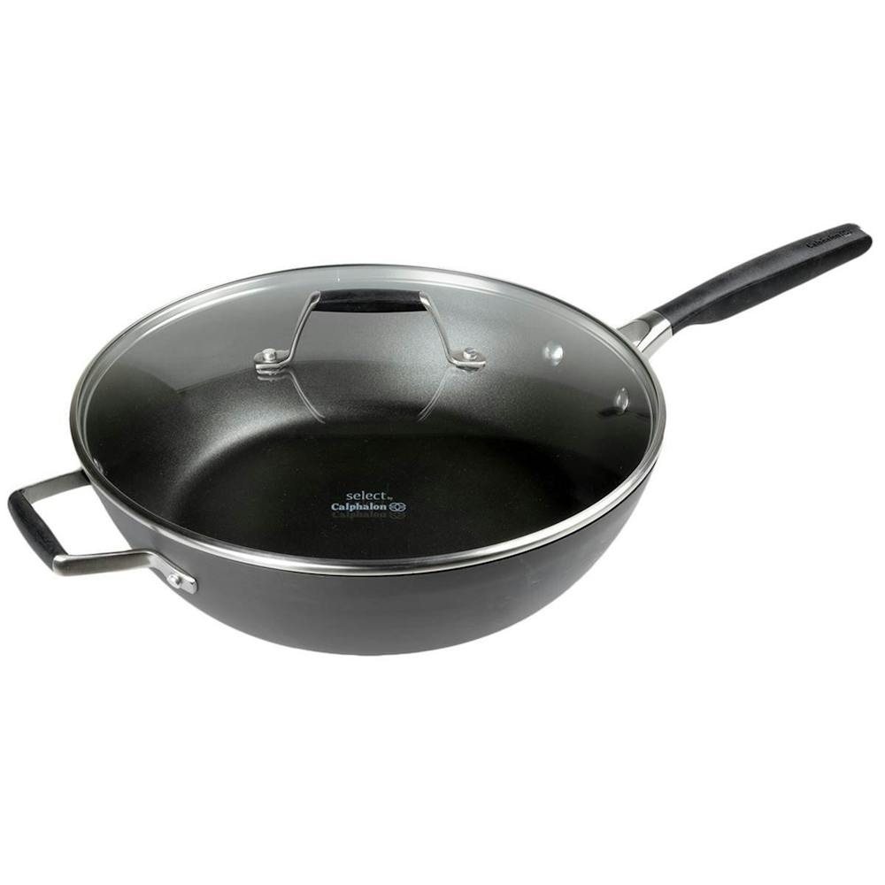 Select by Calphalon® Hard-Anodized Nonstick 12-Inch Jumbo Fryer Pan ...