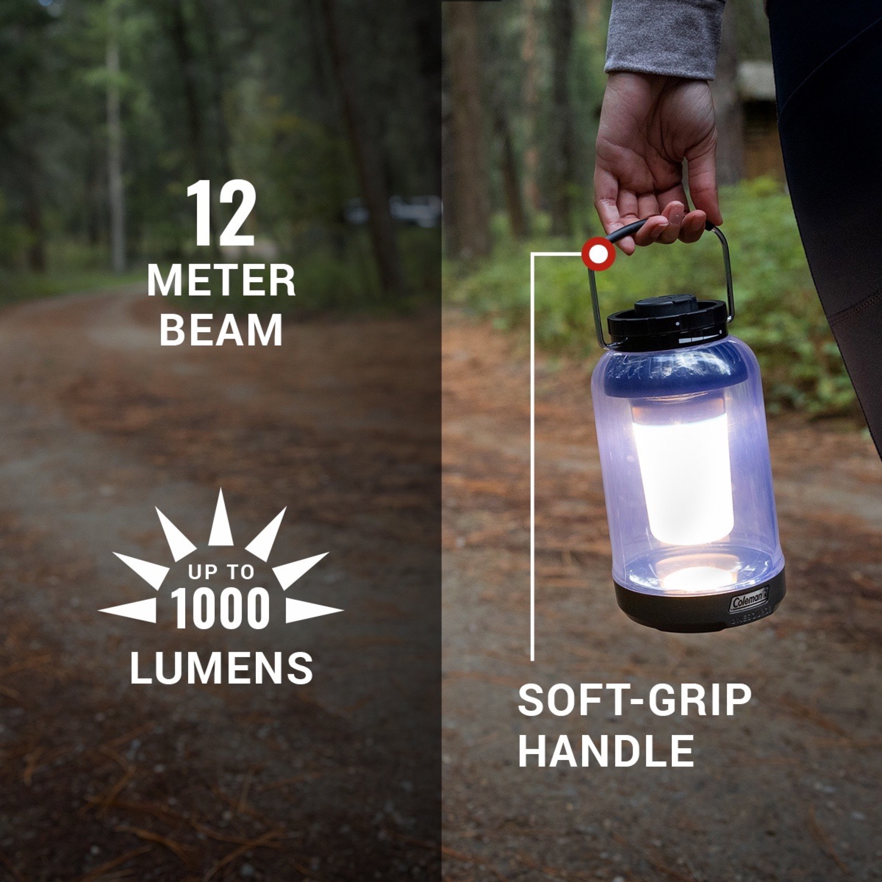 OneSource™ 1000 Lumens LED Lantern & Rechargeable Lithium-Ion Battery |  Coleman