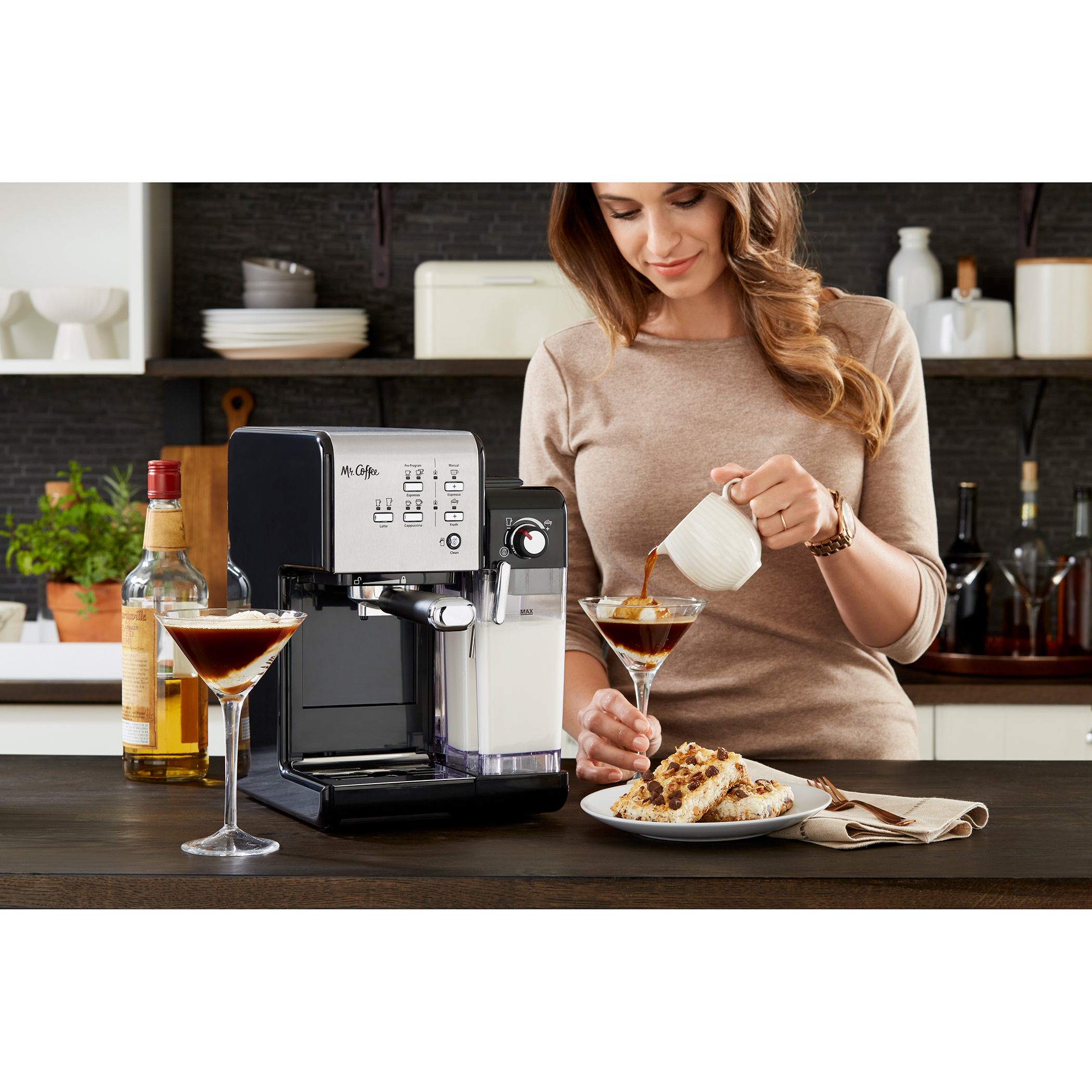 Mr. Coffee Espresso high quality and Cappuccino Machine, Programmable Coffee Maker