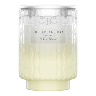 Golden Waves Candle