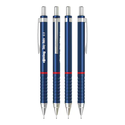 rOtring TIKKY Retro All-Purpose Metallic Gray 0.5mm