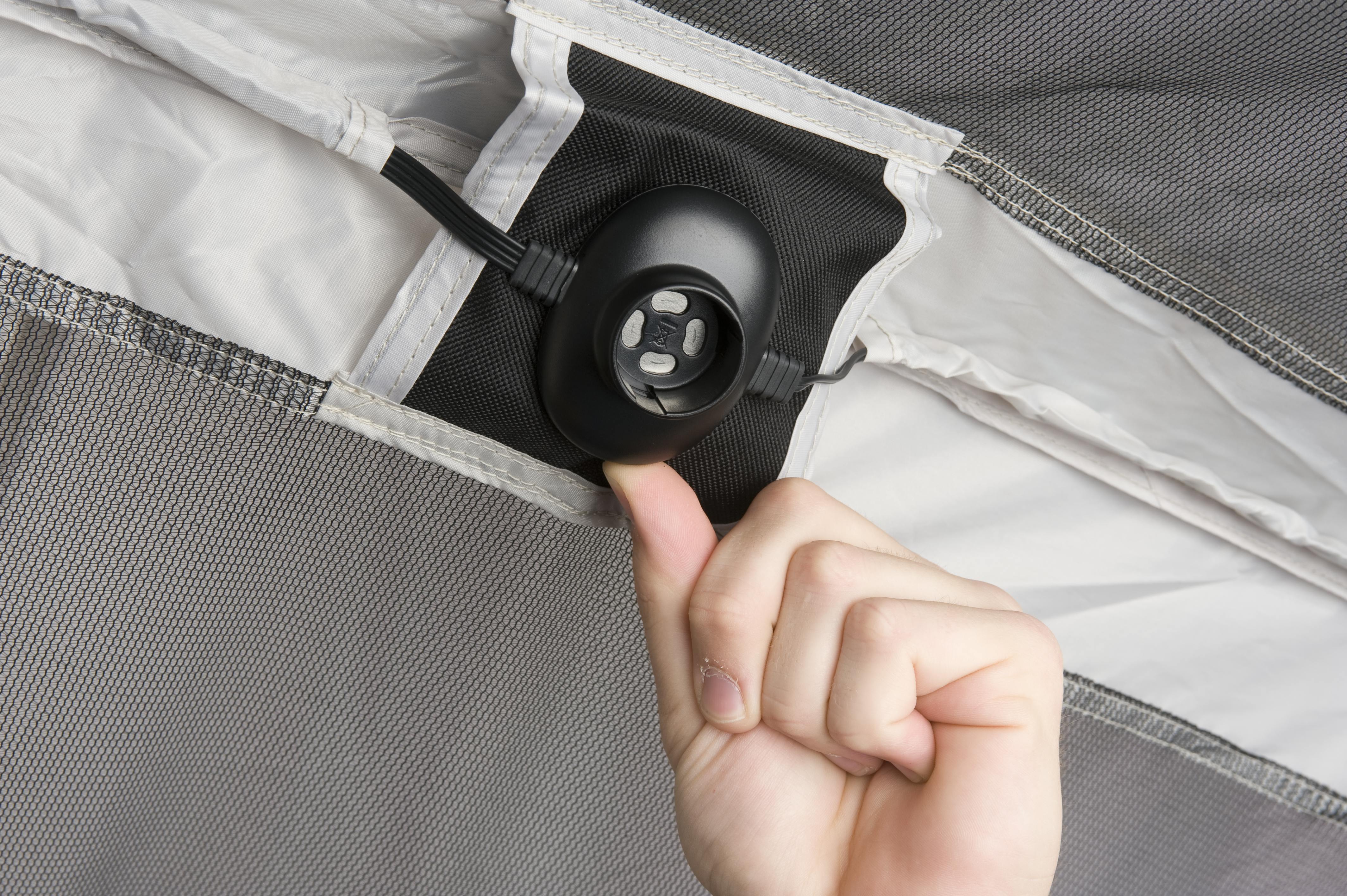 Coleman 9-Person Prairie Breeze Lighted Cabin Camping Tent