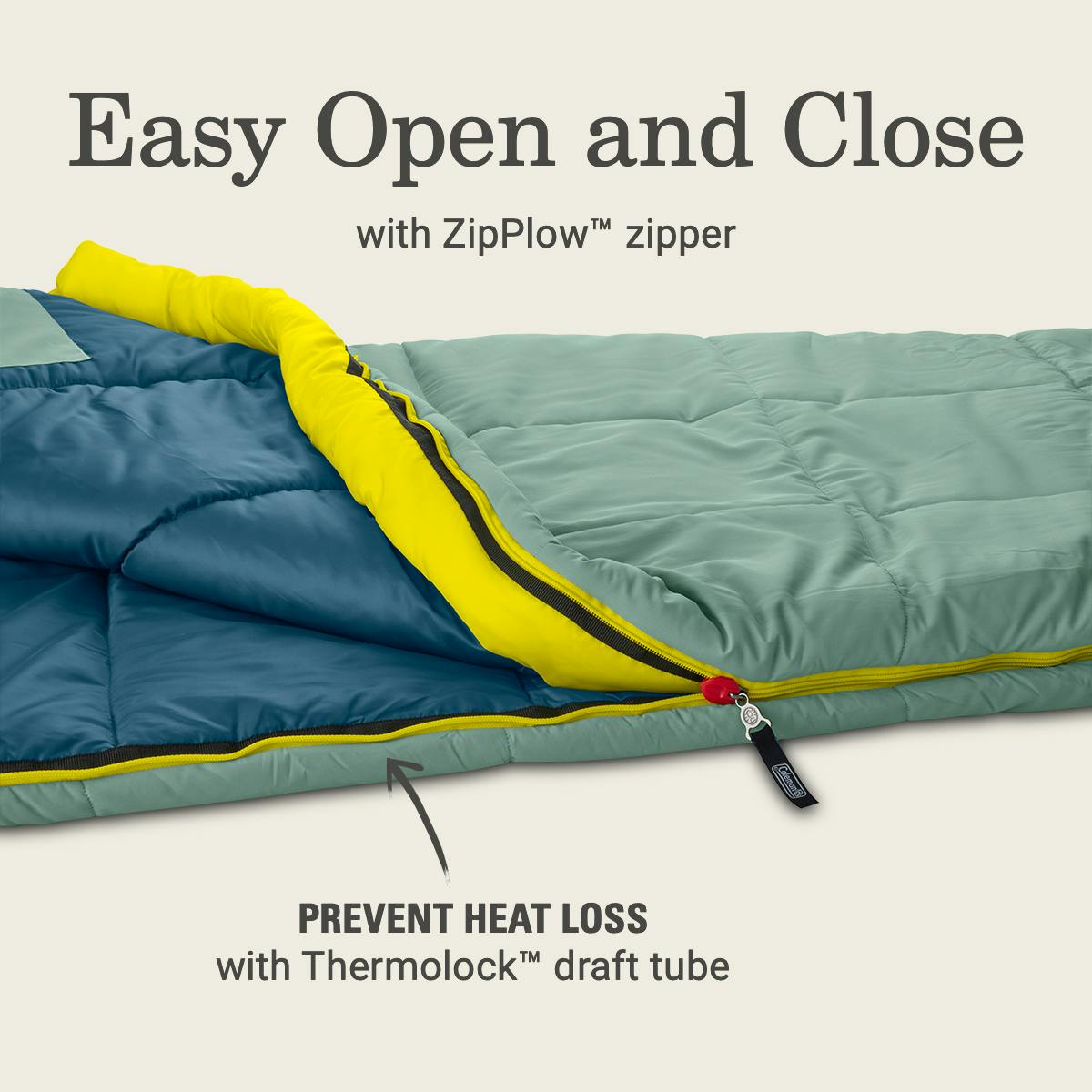 Big Bay™ 20° Mummy Sleeping Bag | Coleman
