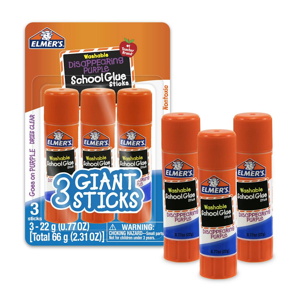 Elmer's Disappearing Purple Glue Stick - 4 Pack – Craft De Ville