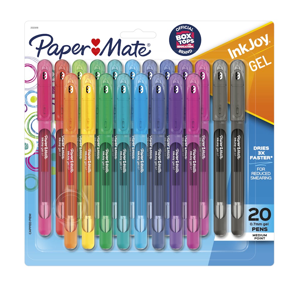 Paper Mate InkJoy Gel Pens, Capped, Medium Point Papermate