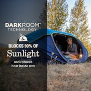 Coleman® 4-Person Pop-Up Tent with Dark Room Technology