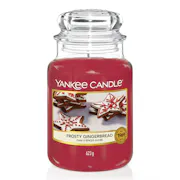 Frosty Gingerbread Candle