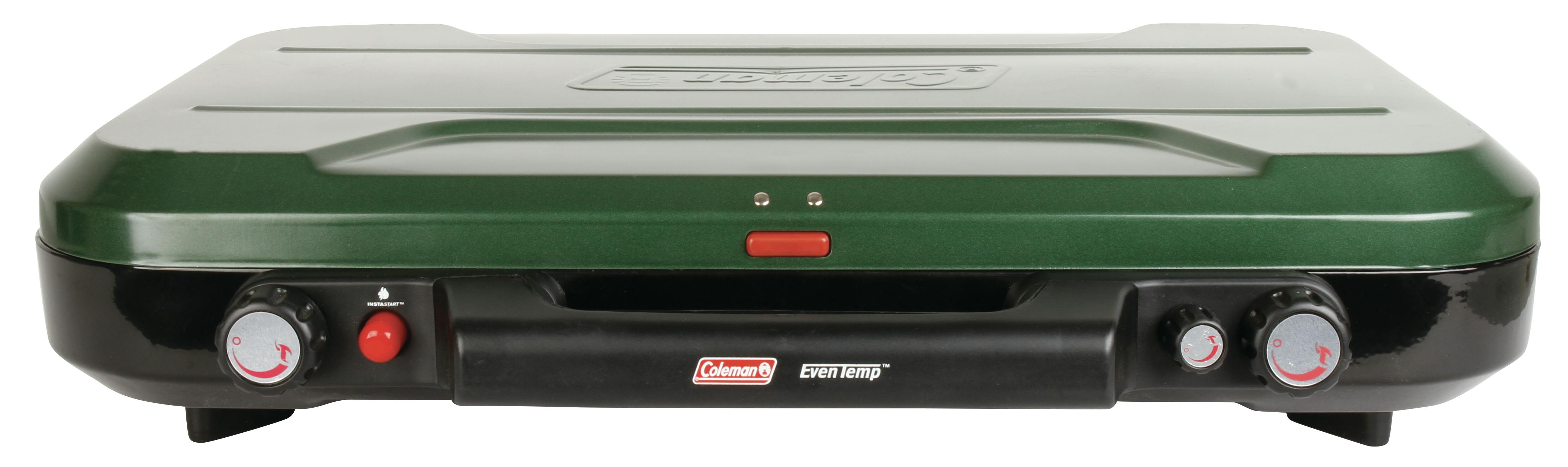 Coleman Even Temp ツーバーナーコンロ 28,000 BTU Coleman Even-Temp Burner Propane Camp Stove Wind Block 28k BTU | eBay