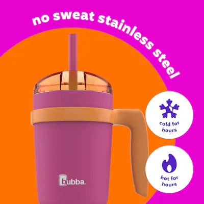 bubba Envy S Tumbler with Handle, Bumper and Straw, 32oz