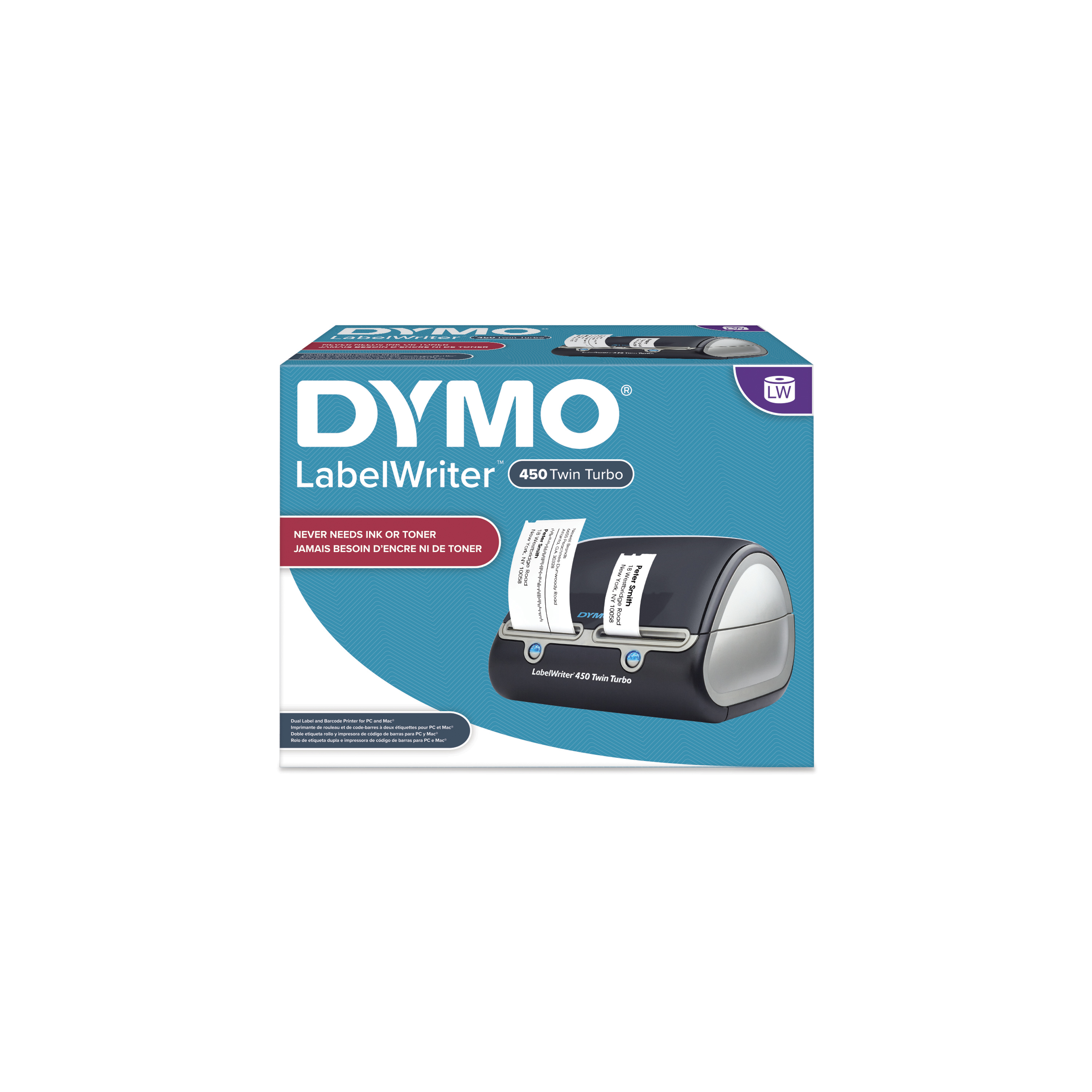 DYMO LabelWriter 450 Twin Turbo Direct Thermal Label Printer