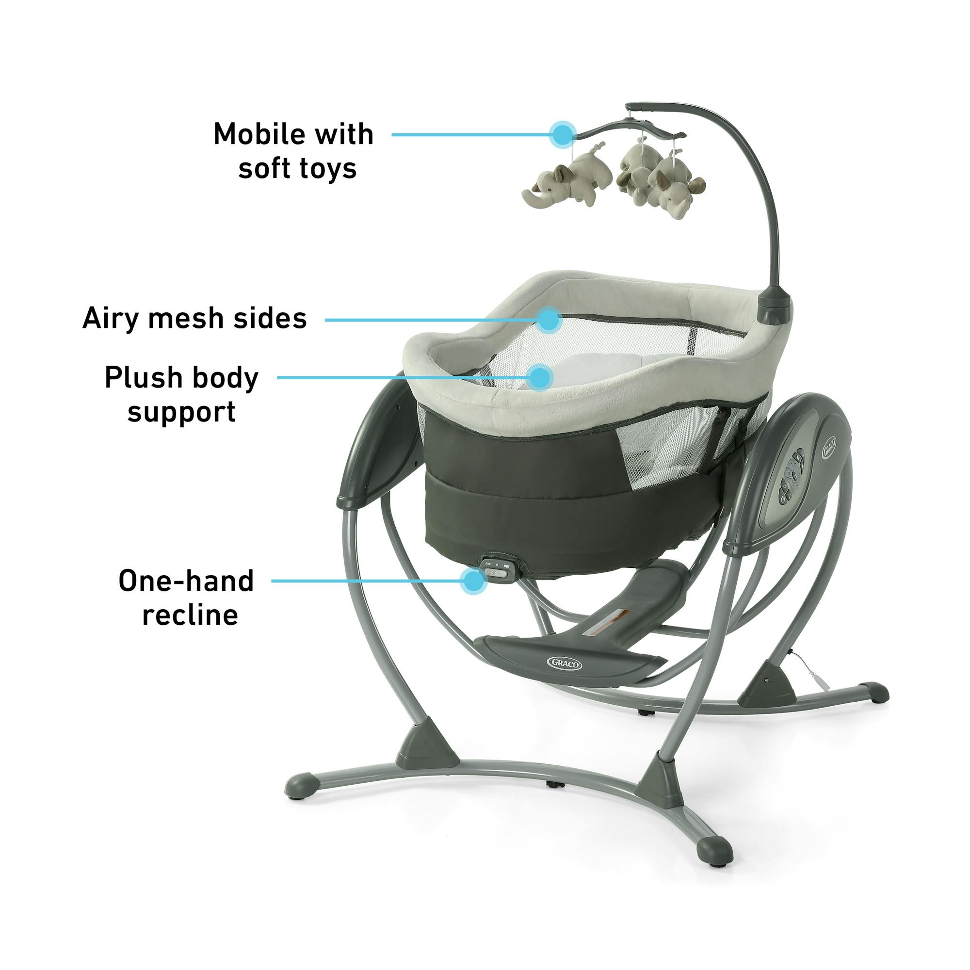 Graco dreamglider gliding seat and sleeper hotsell