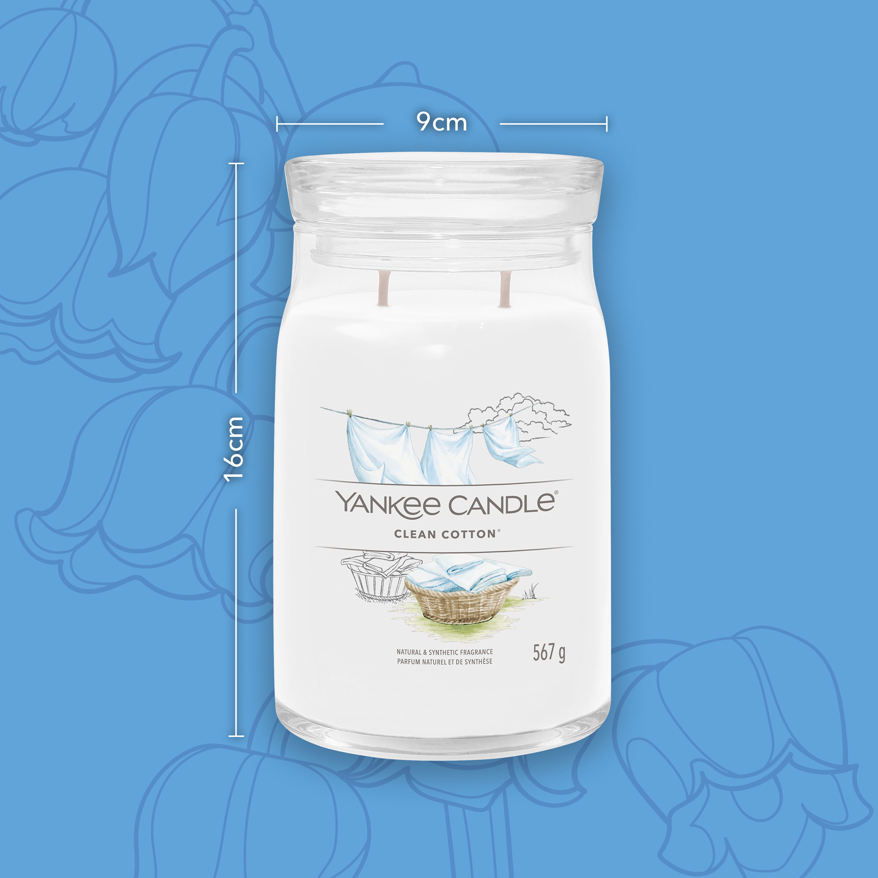 Clean Cotton® Signature Large Jar Candle | Yankee Candle