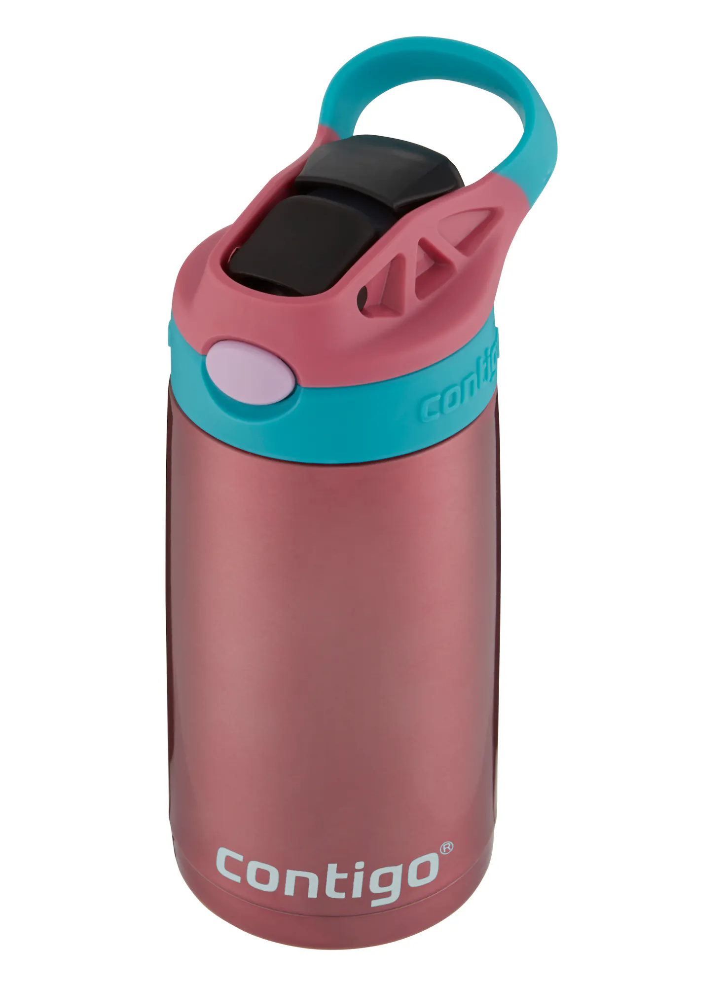Contigo Kids Straw Stainless Steel Water Bottle with AUTOSPOUT Lid, 13oz