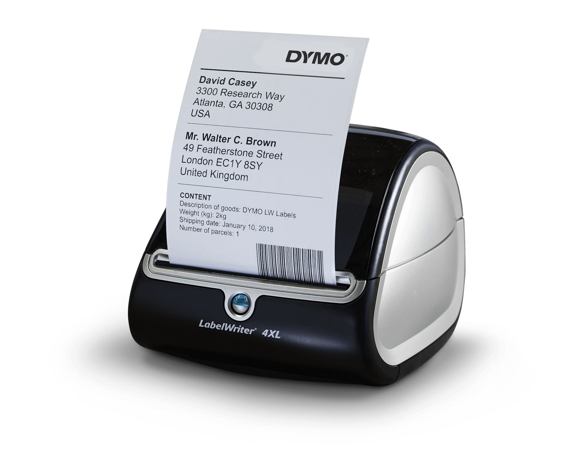 Label top printer