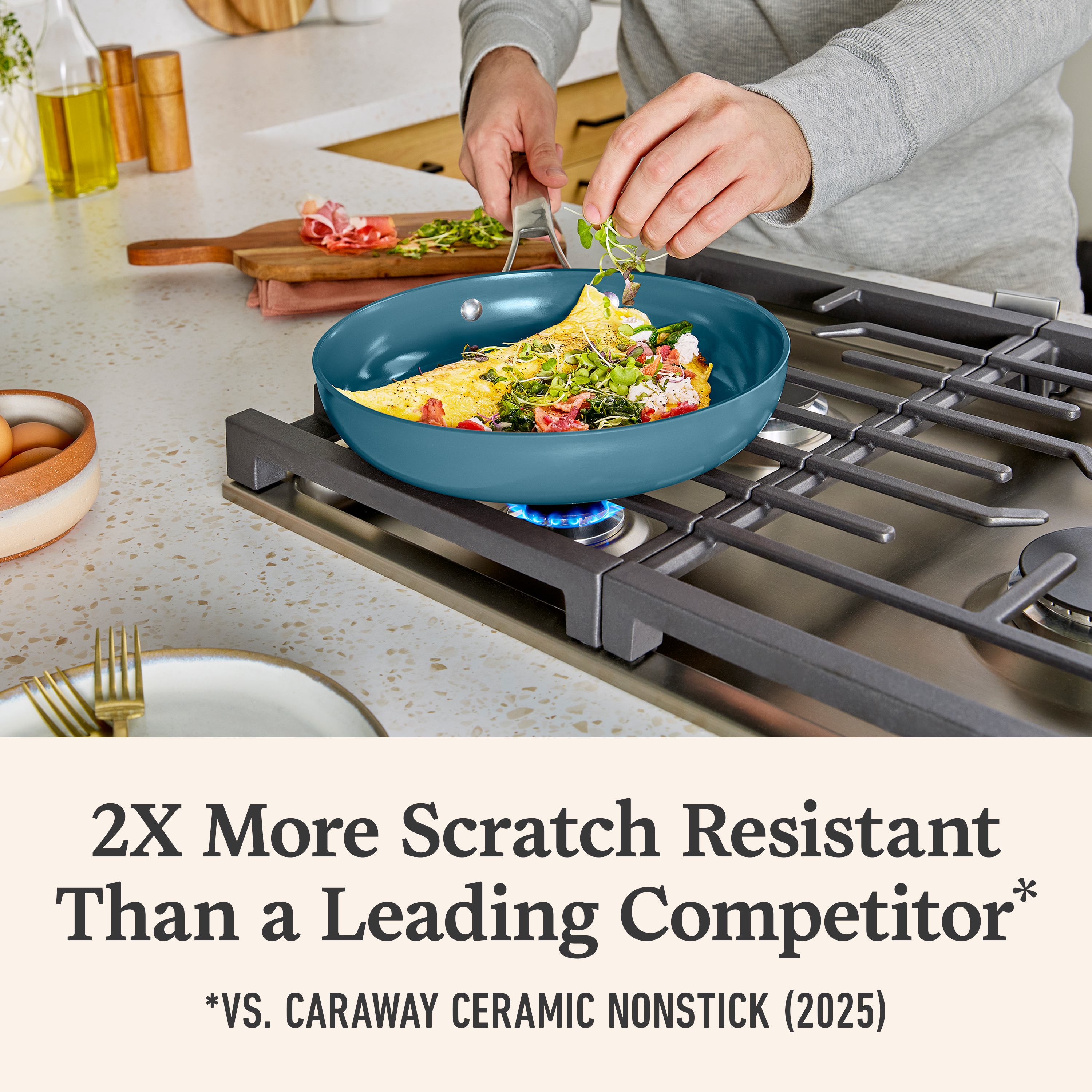 Calphalon Premier Ceramic Nonstick 8 inch and 10 inch Frying Pan