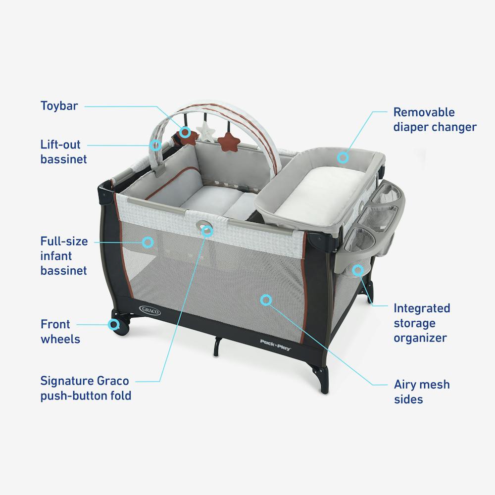 Bassinet and pack and play combo hotsell