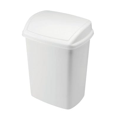 Dual Action Swing Top Trash Can