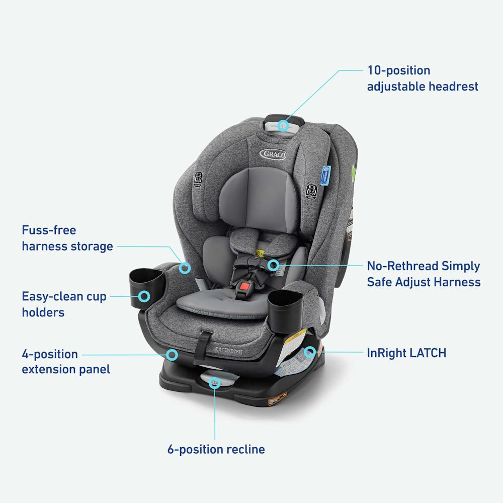 Rear Facing Car Seat Graco Extend2fit Height And Weight Limit
