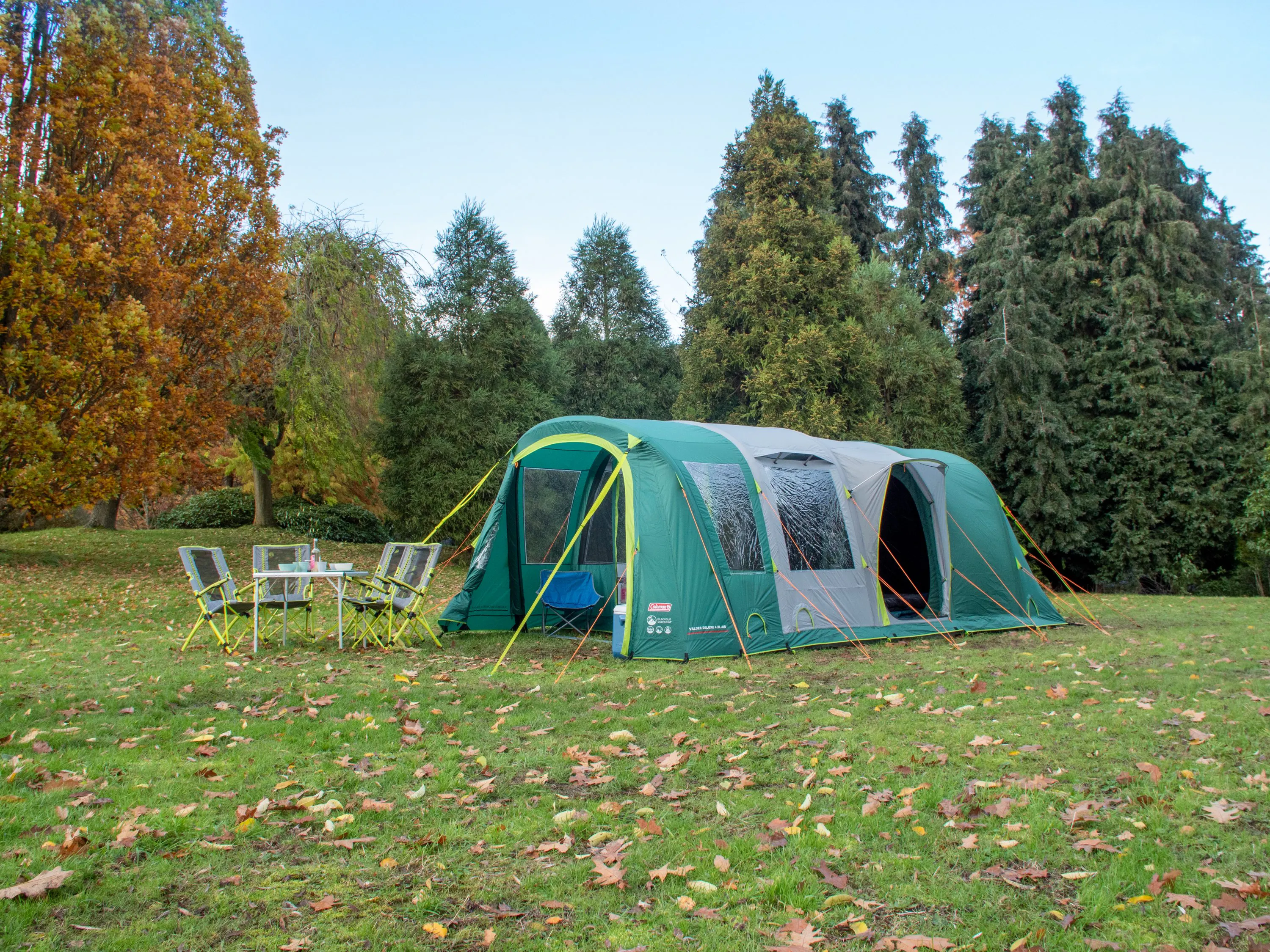 Paroi Latérale Coleman Deluxe Sunwall – Toile Polyester 150D, Fenêtre, Pour Abri EVENT SHELTER XL (4,5 M)