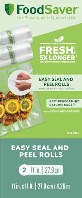 FoodSaver®  Easy Seal & Peel 11" x 14' Vacuum Seal Roll, 2 Pack