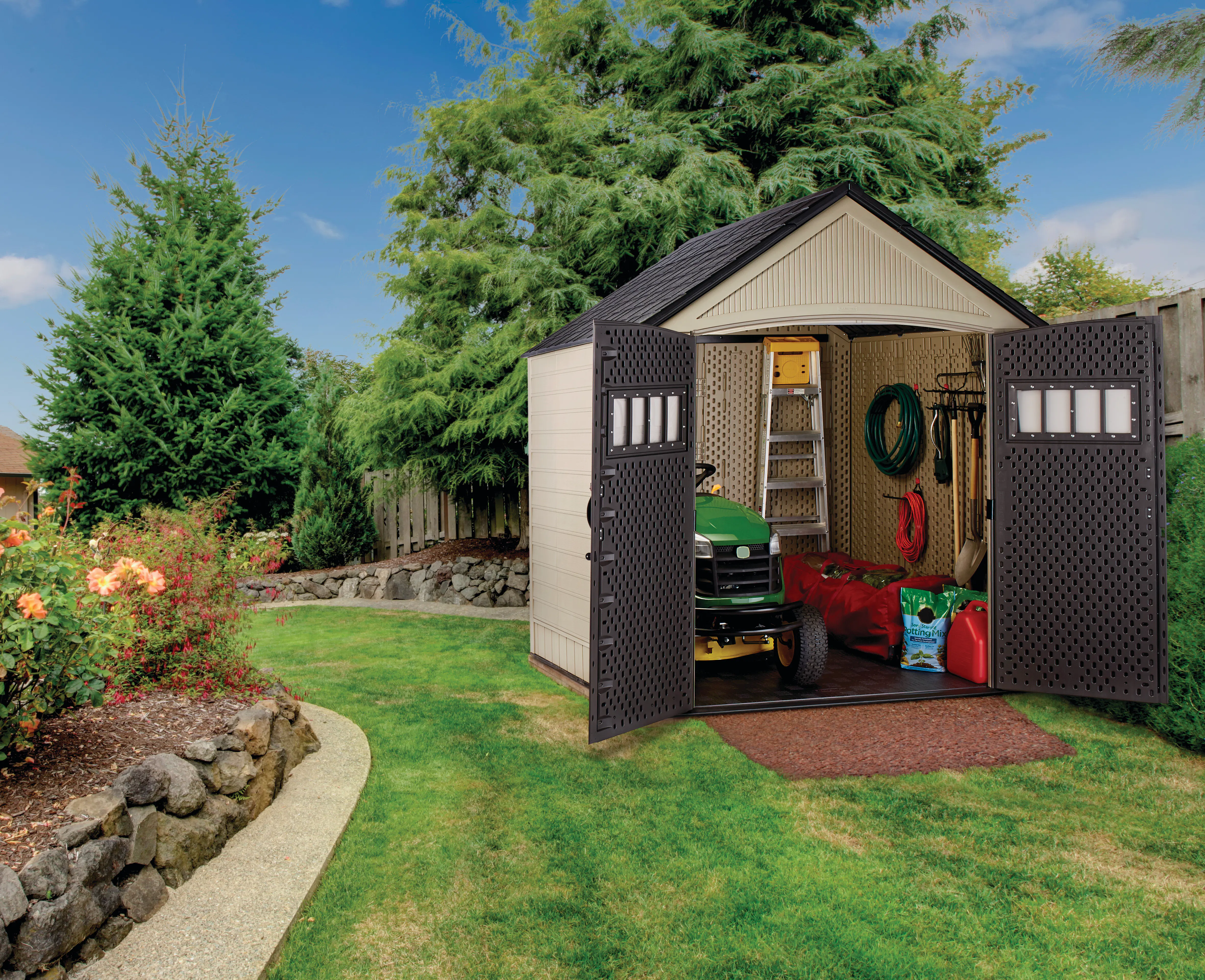 Rubbermaid Garden Shed Accessories Roughneck™ Storage Shed