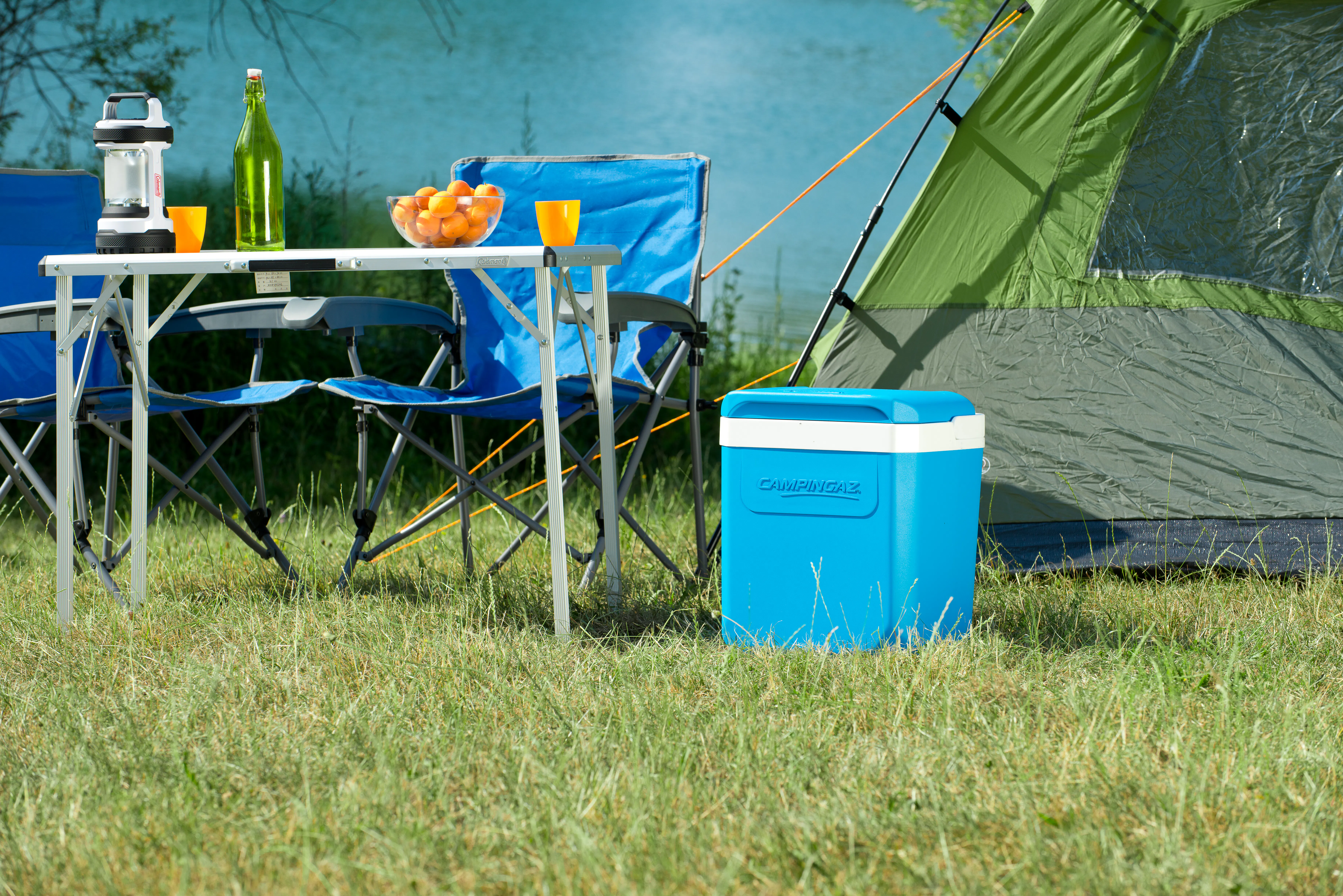 Campingaz 2000032467 Glacière Mixte Adulte, Bleu & Freez'Pack M10 Accumulateur de Froid Bleu