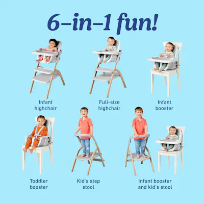 EveryStep&trade; Slim 6-in-1 Highchair