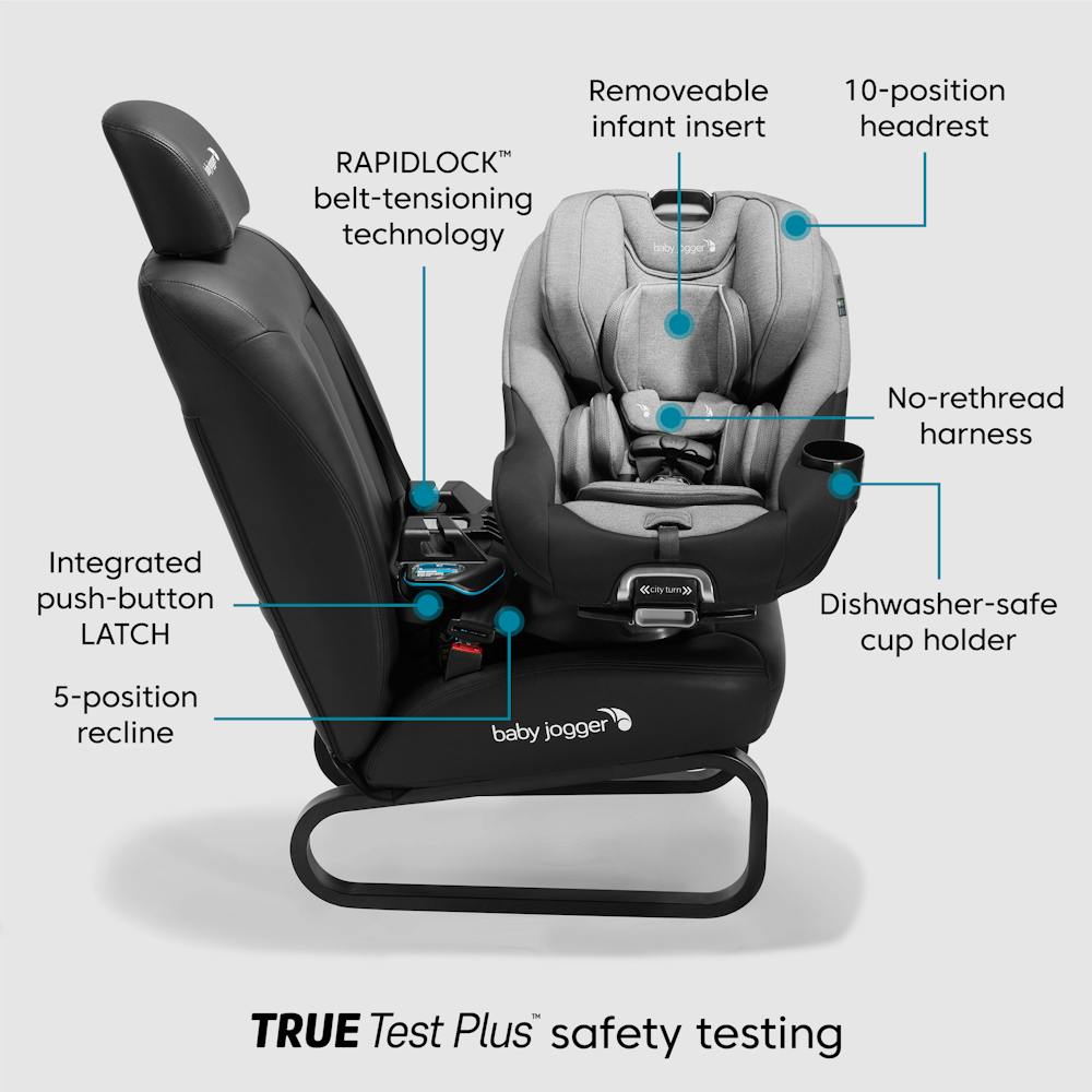 city turn™ Rotating Convertible Car Seat Baby Jogger