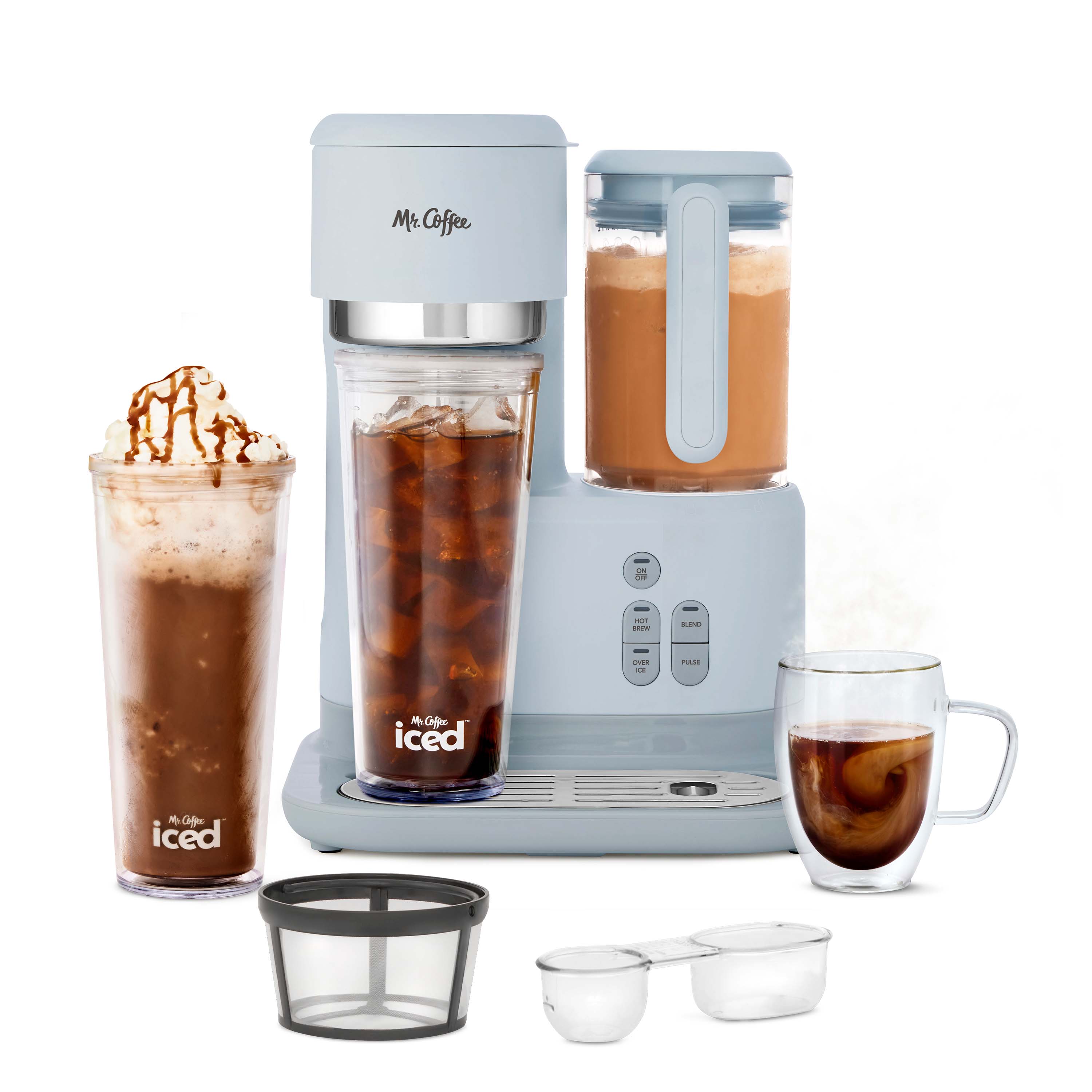 Mr.coffee frappe iced shops + hot coffeeemaker & blender