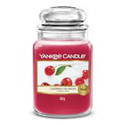 Cherries on Snow Candle