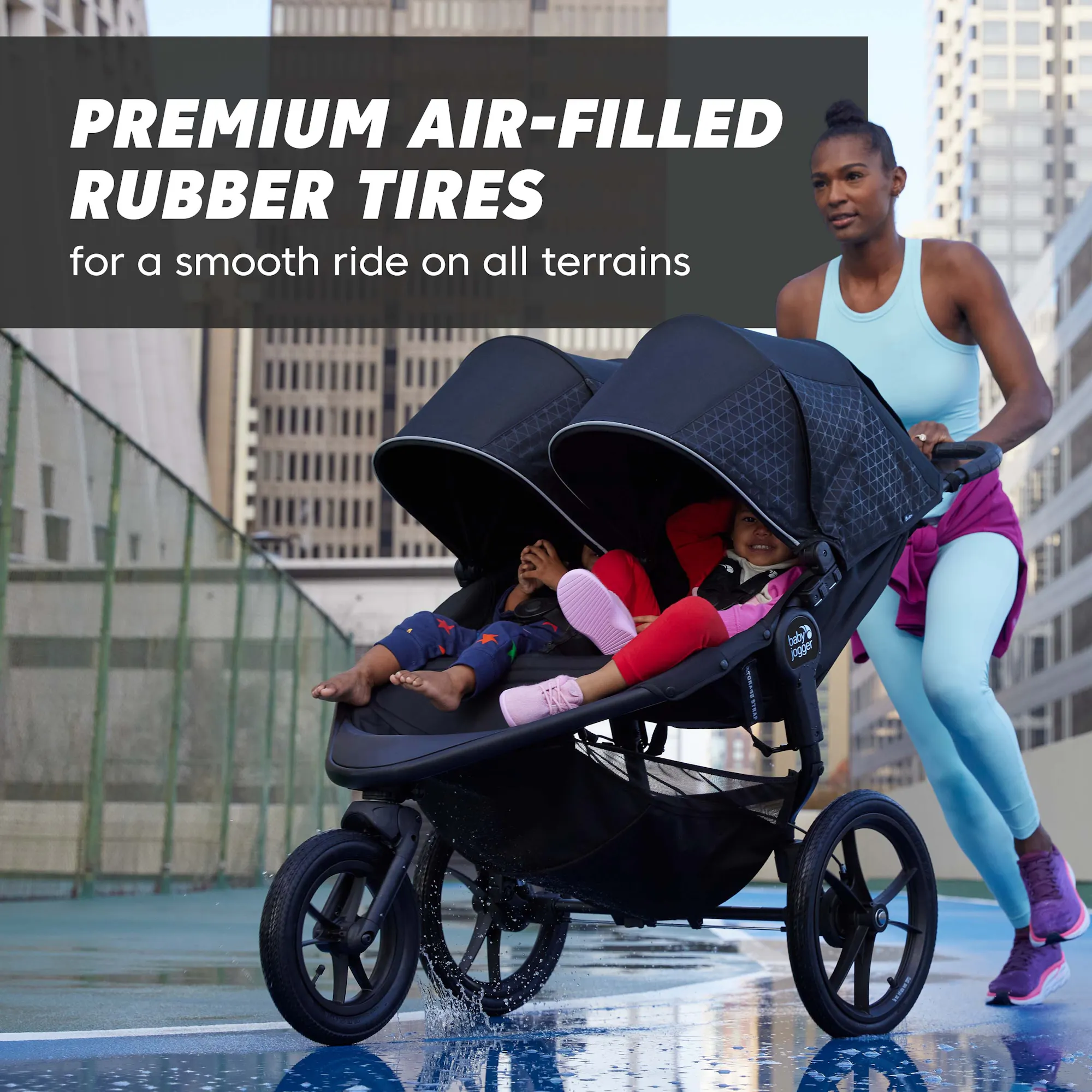 summit™ X3 double jogging stroller | Baby Jogger summit™ X3 double jogging stroller | Baby Jogger