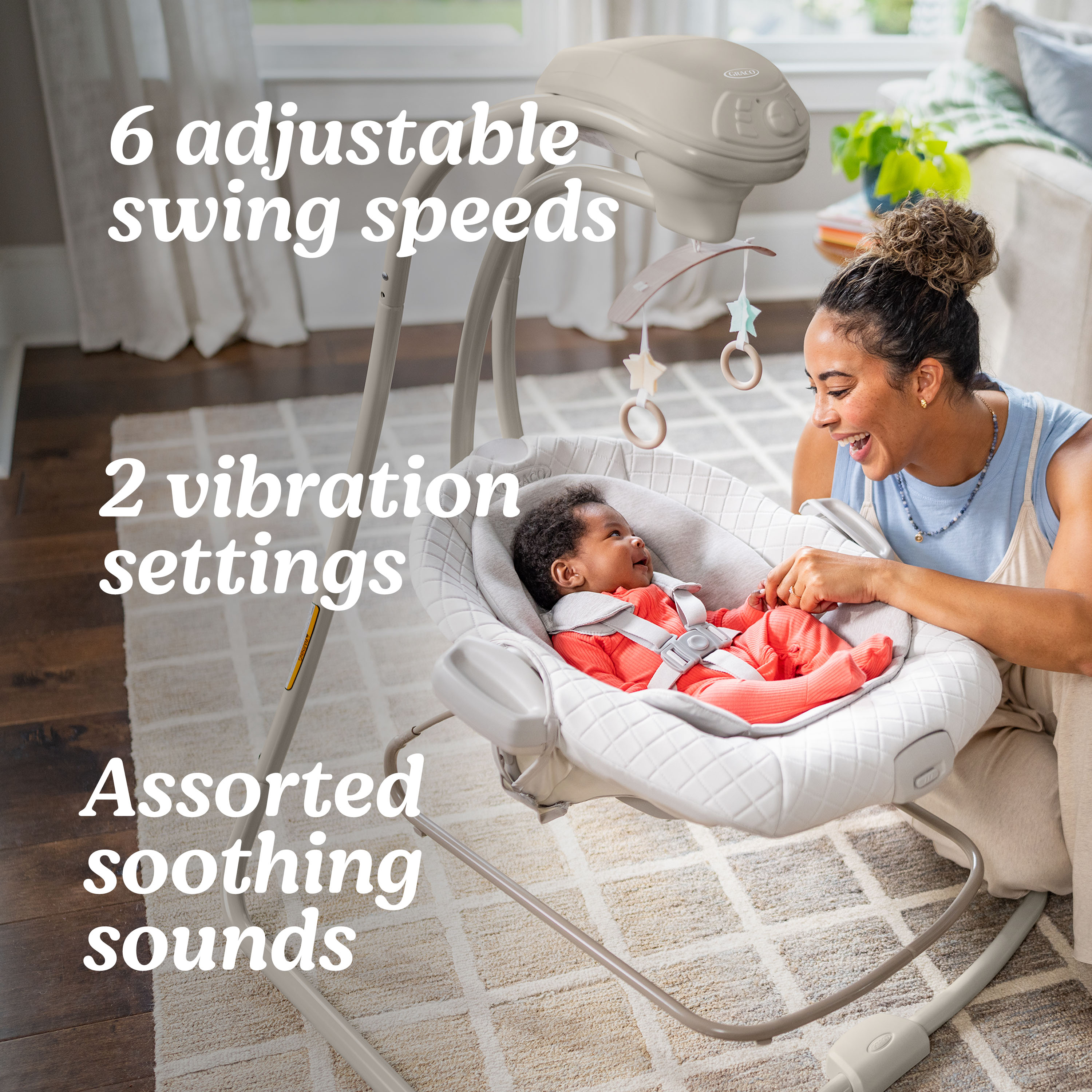 DuetConnect™ LX Baby Swing and Bouncer | Graco Baby
