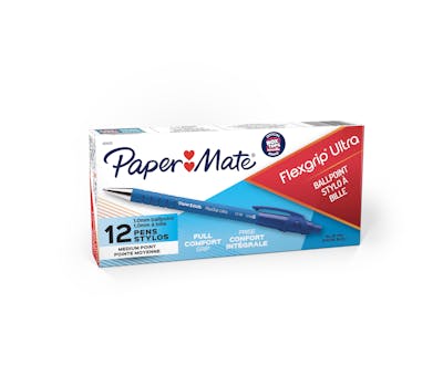 Paper Mate FlexGrip Ultra Retractable Ballpoint Pens, Medium Point (1.0mm)