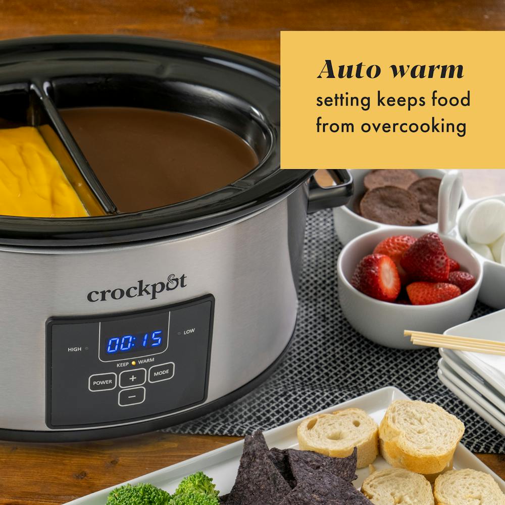 Crock-Pot® Programmable Choose-a-Crock Slow Cooker, Stainless