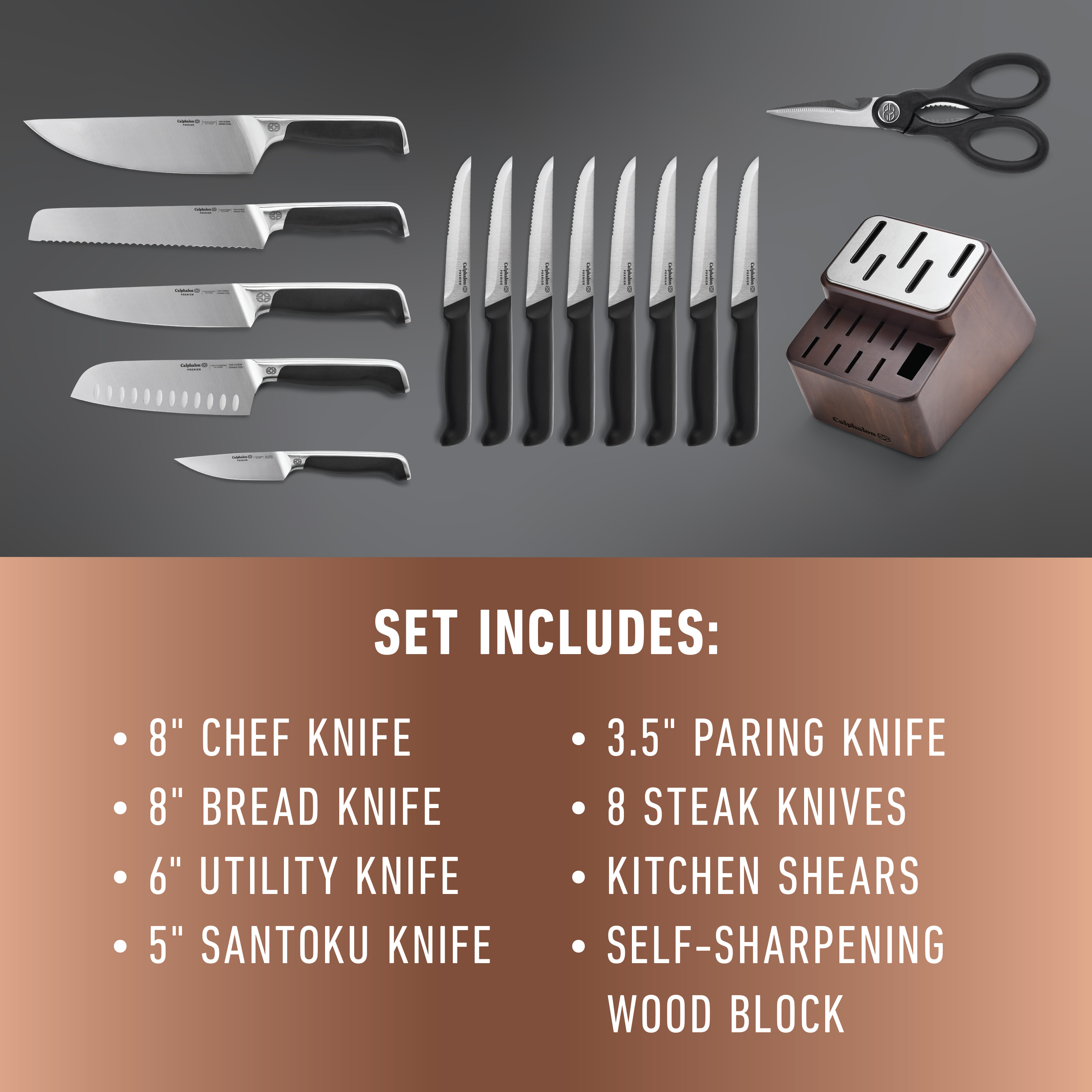 Calphalon cutlery sets discount
