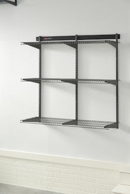 FastTrack® Rail Garage Shelf Bracket with Speed Clips