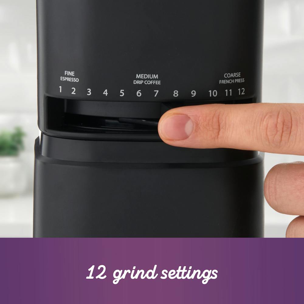 Mr Coffee Coffee Burr Mill Grinder (Renewed) 18 Grind