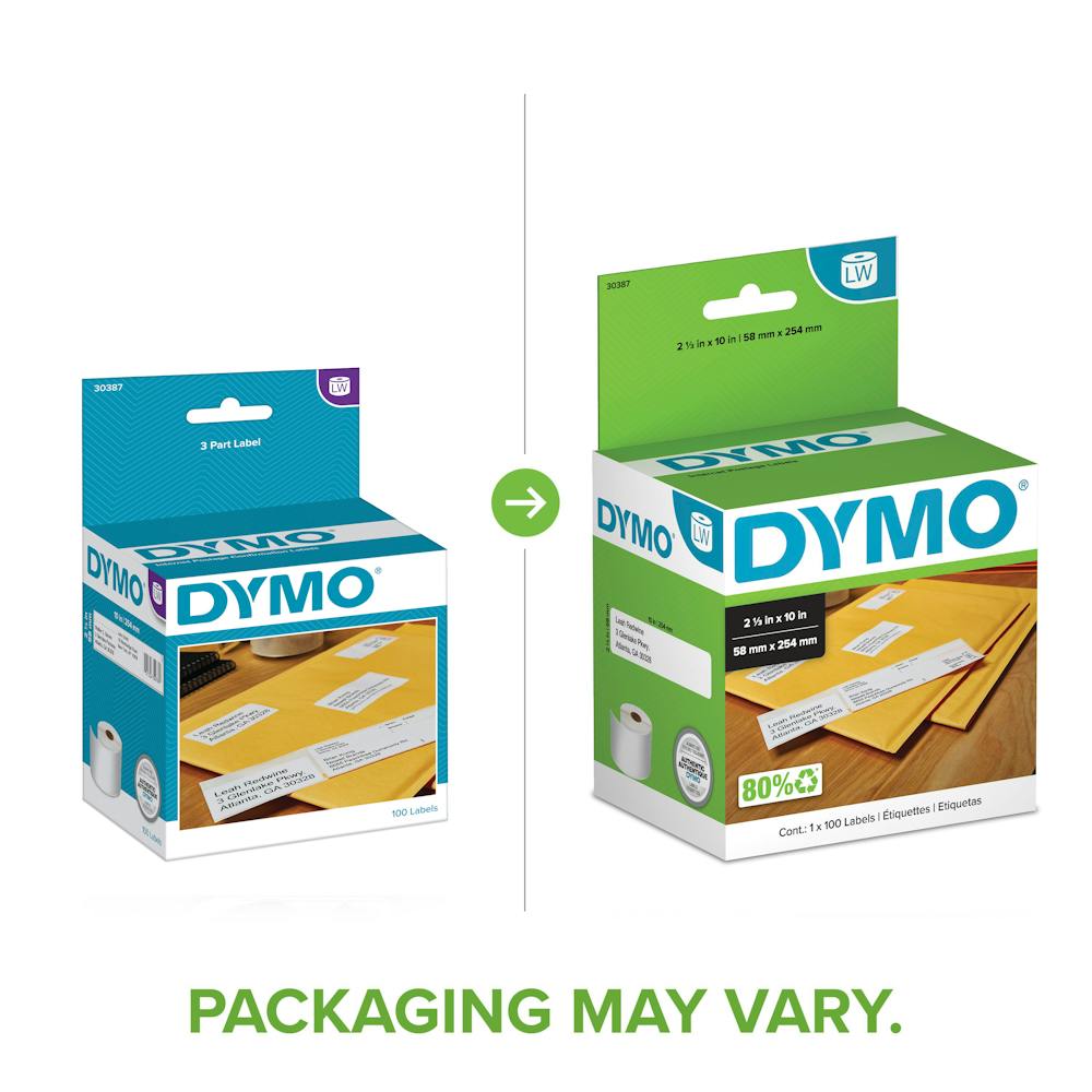 DYMO LabelWriter Etichette Durevoli Originali | 57mm X 32mm | Poliestere Bianco | 800 Etichette Autoadesive | Alte Prestazioni | Per Stampanti Di Etichette LabelWriter - Foto 3