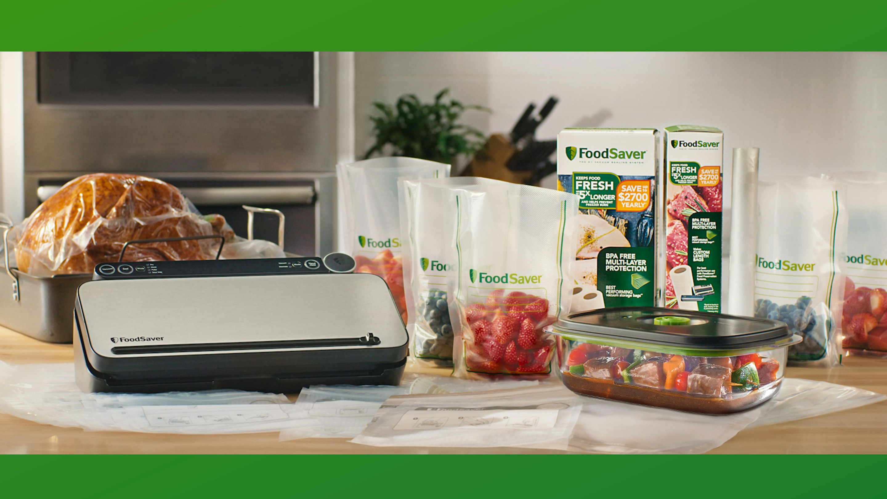 vacuum sealer with storage bags